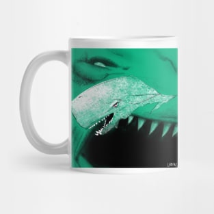 leviathan whale ecopop monster kaiju animal art Mug